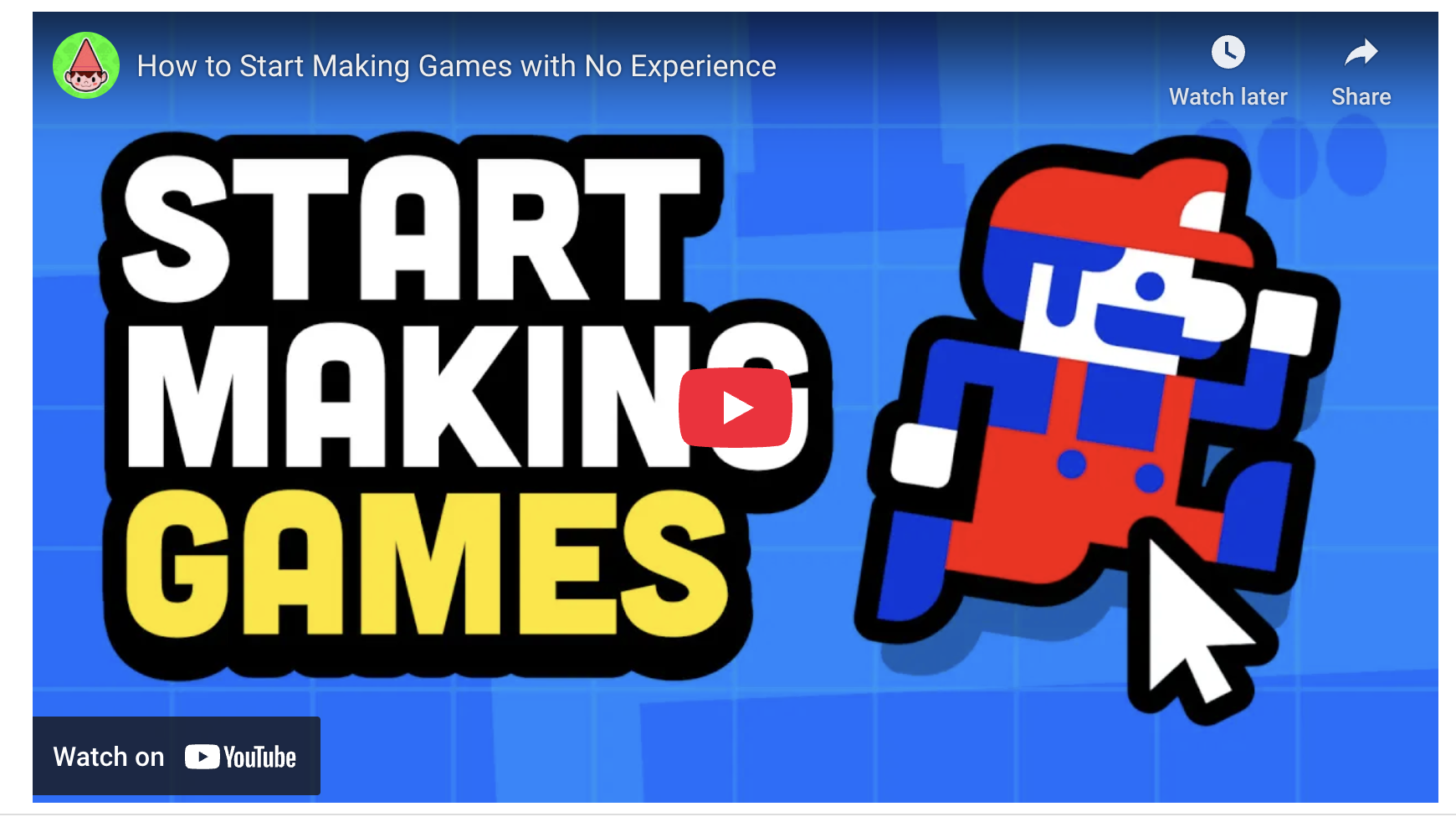 How to Start Making Games with No Experience