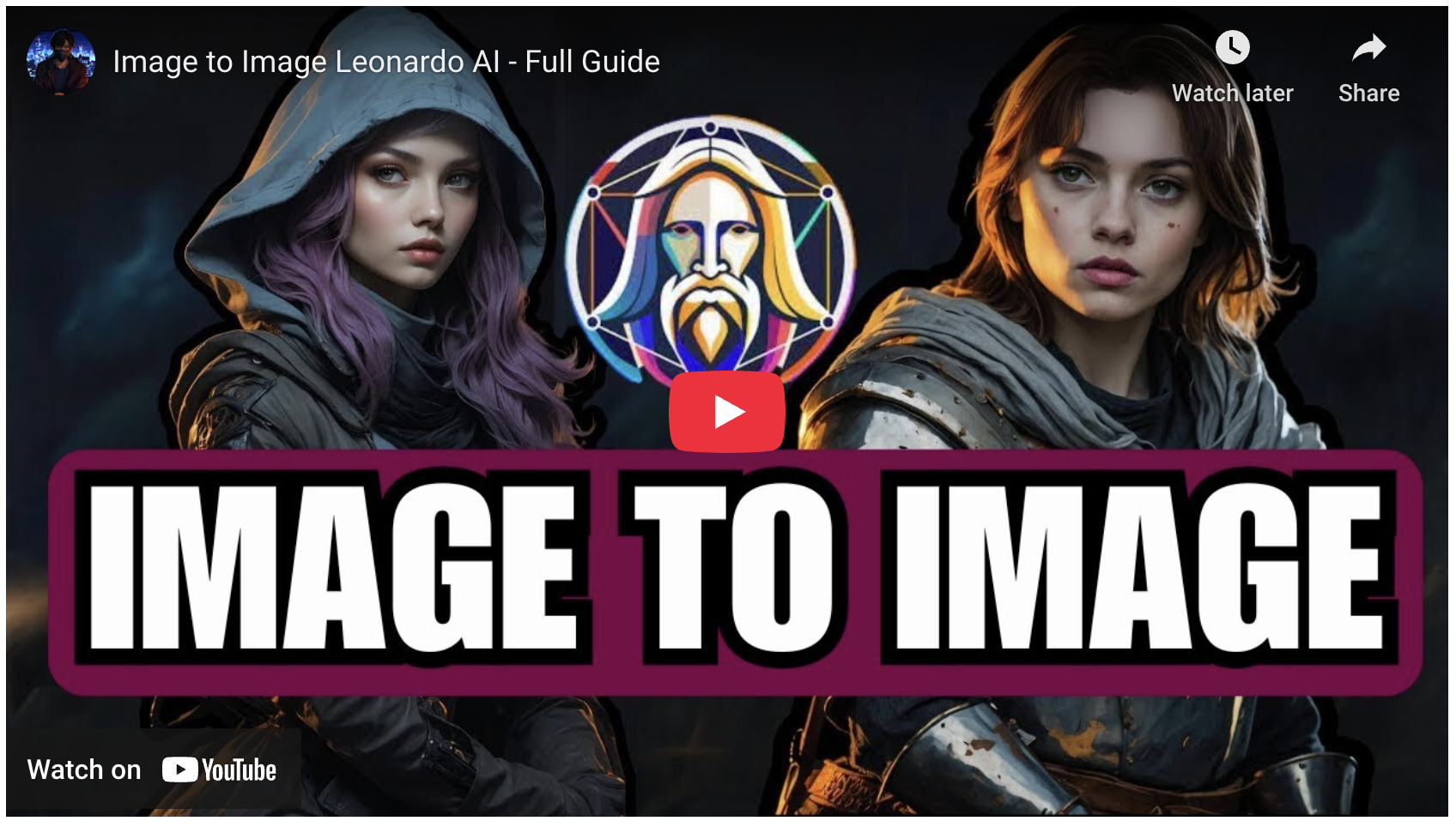 Image to Image Leonardo AI - Full Guide