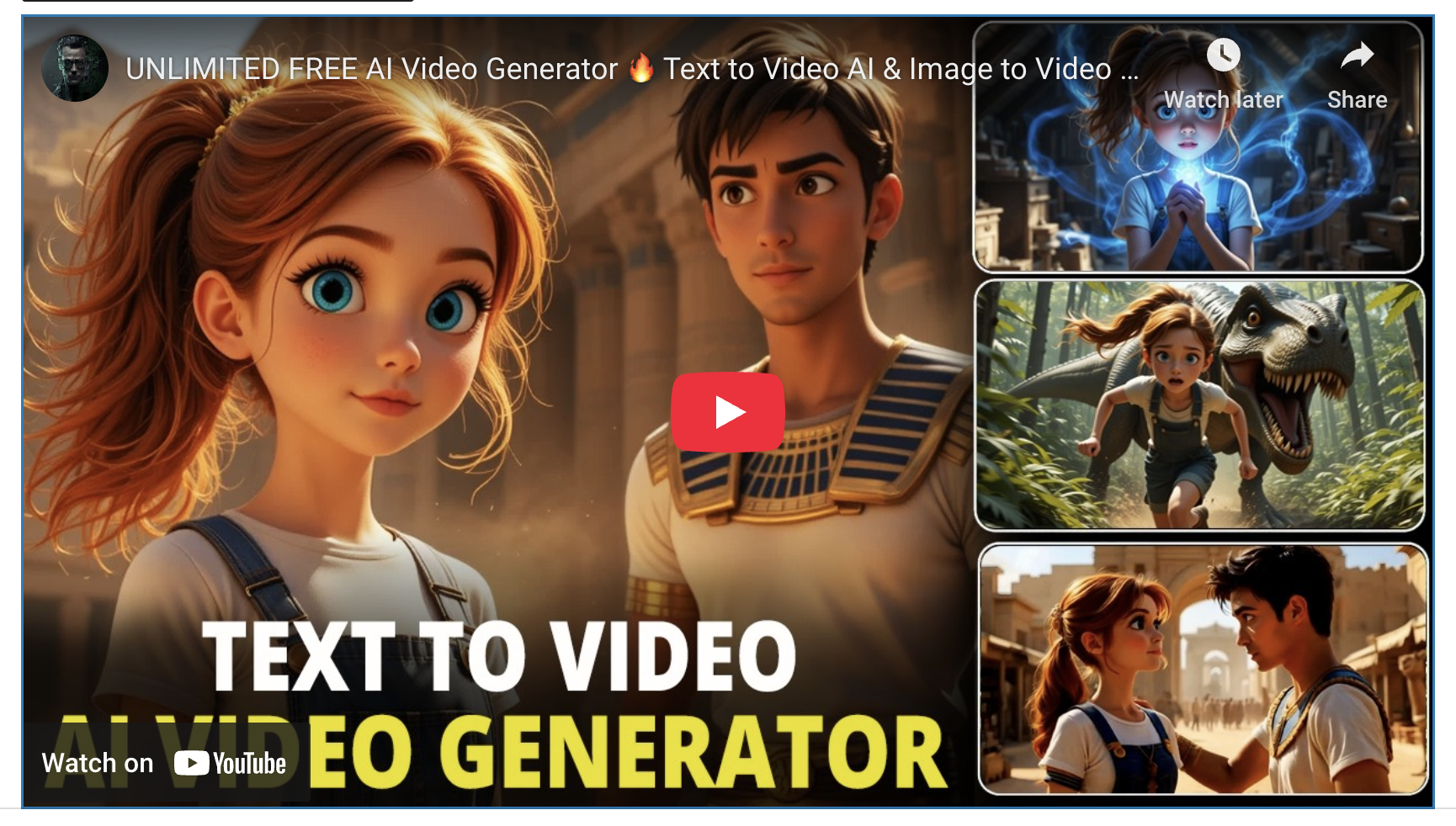 UNLIMITED FREE AI Video Generator 🔥 Text to Video AI & Image to Video | Make Animation Film with AI